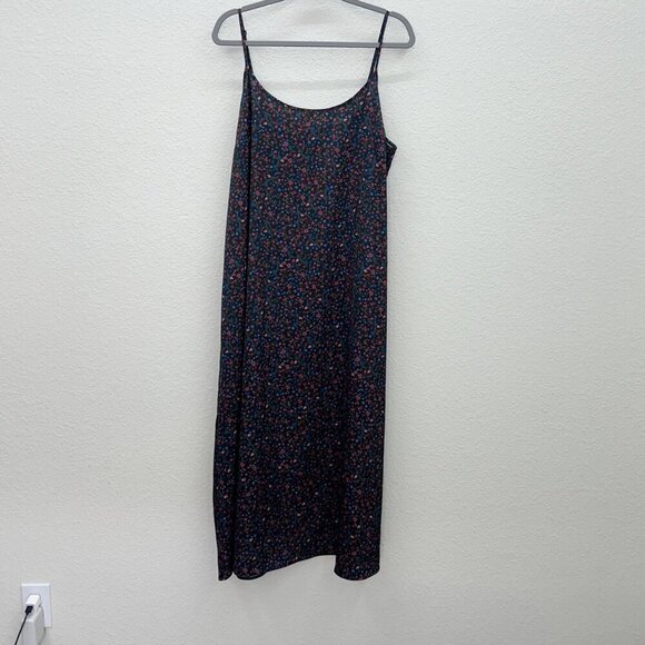 Eloquii Floral Sleeveless Tank Maxi Dress w Slit Womens size 16 - Picture 1 of 3